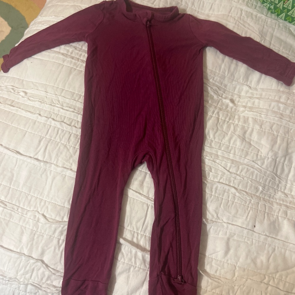 Kyte zippered romper